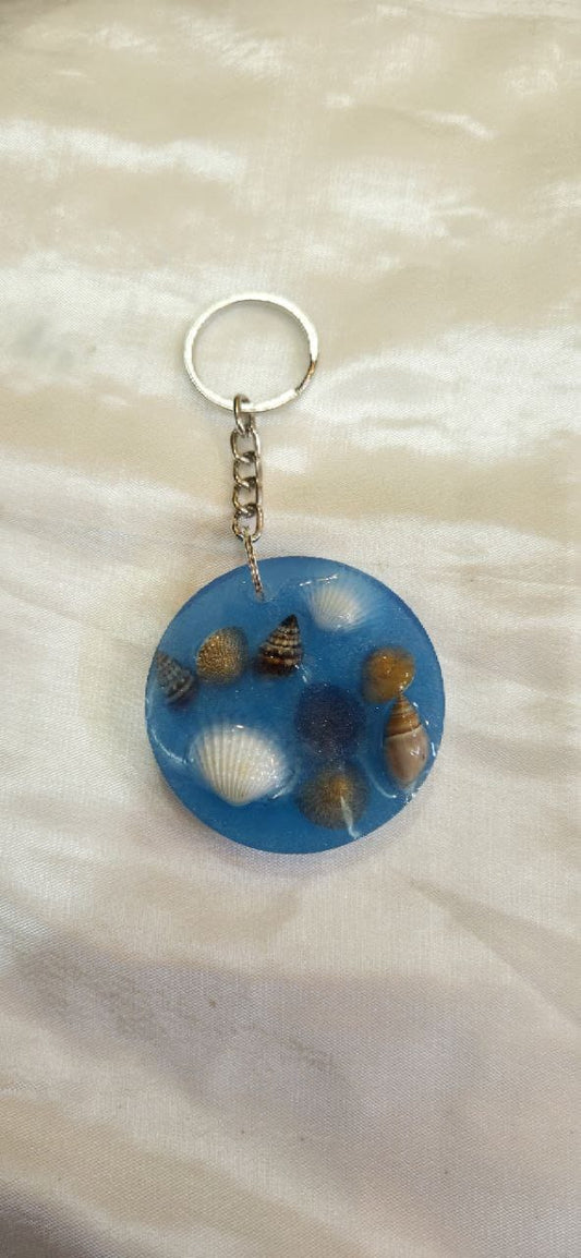 seashell keychain
