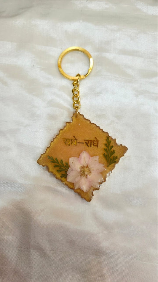 radhe radhe keychain
