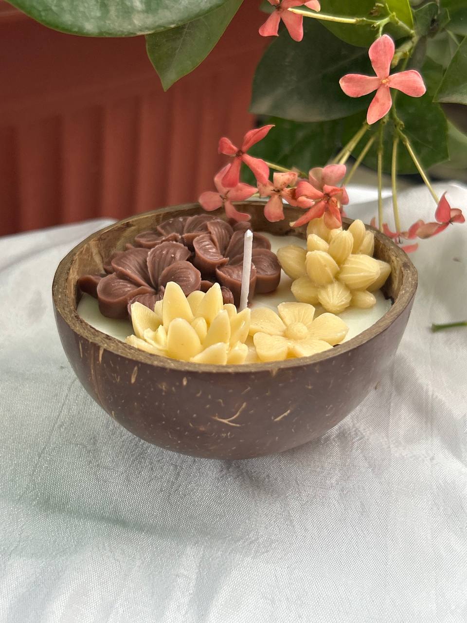 coconut shell candle