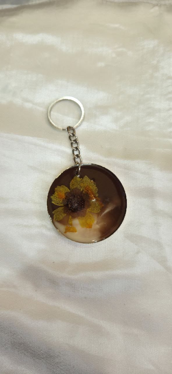 wildflower keychain