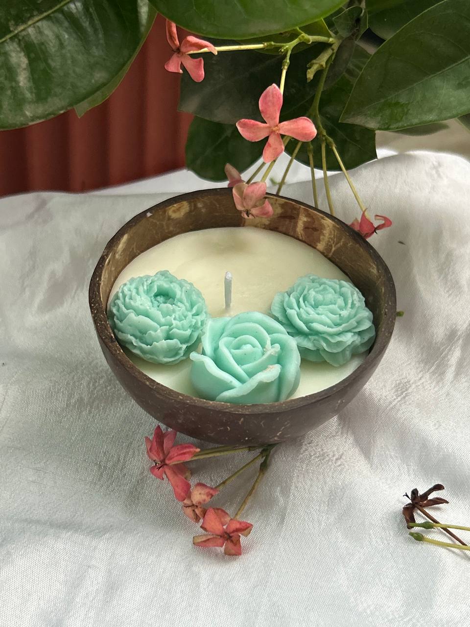 coconut shell candle