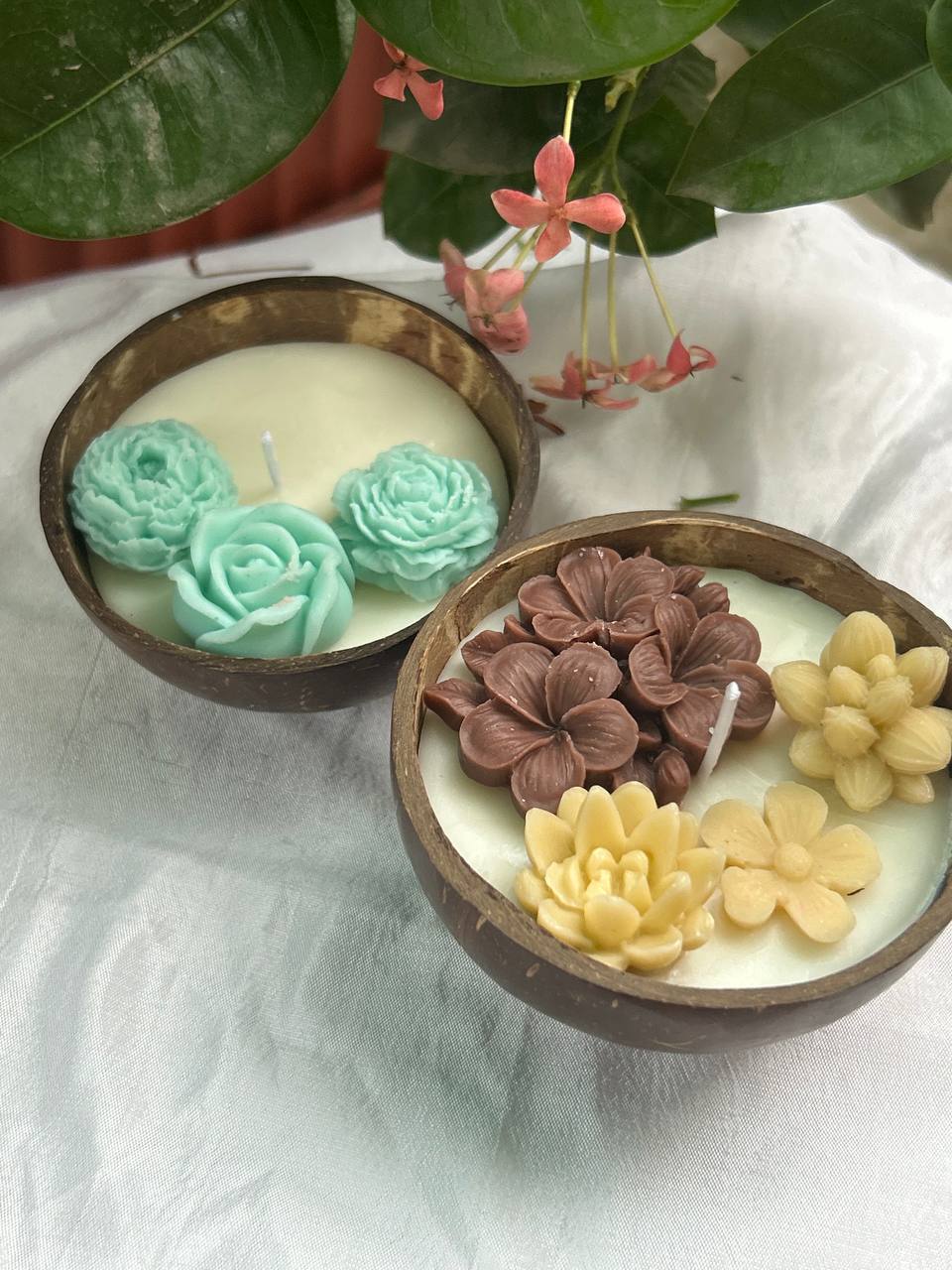 coconut shell candle